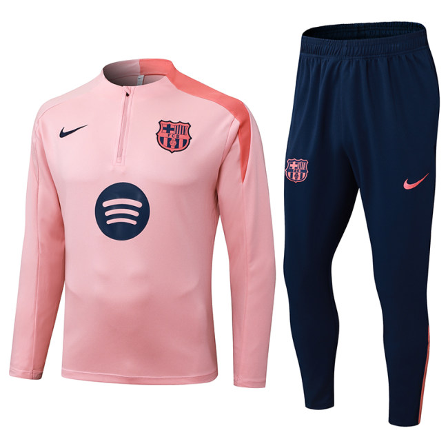 2526 Barcelona Football Jersey Set Pink