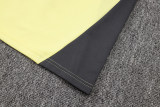 2526 Real Madrid Half-Zip Training Tracksuit Lime Grey