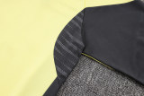 2526 Real Madrid Half-Zip Training Tracksuit Lime Grey