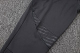 2526 Real Madrid Half-Zip Training Tracksuit Lime Grey