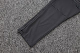 2526 Real Madrid Half-Zip Training Tracksuit Lime Grey