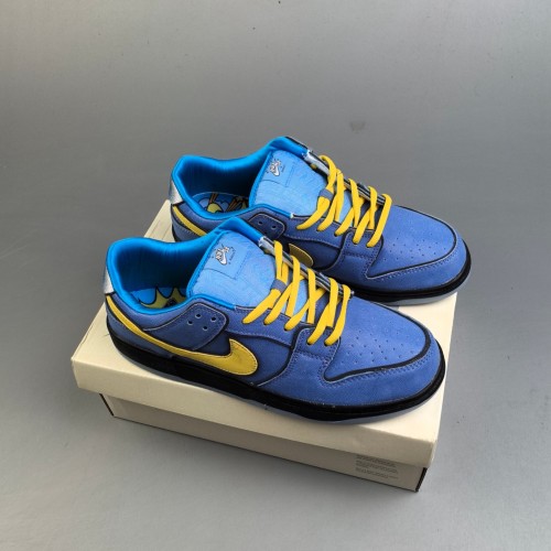 5A The Powerpuff Girls SB Dunk Low Bubbles Sneaker Blue