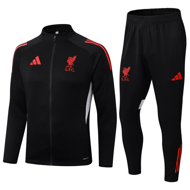 2526 Liverpool F.C Football Jersey Jacket Set Black