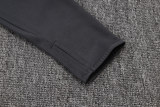 2526 Real Madrid Half-Zip Training Tracksuit Lime Grey