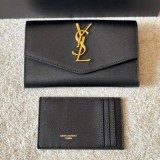 Original Uptown Envelope Bag & Crossbody Grain de Poudre Leather Gold Logo 20x14cm