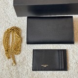 Original Uptown Envelope Bag & Crossbody Grain de Poudre Leather Gold Logo 20x14cm