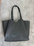Original Le Borderline Leather Metal Shoulder Tote Bag