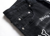 5A Ripped Wash Bro Graffiti Jeans