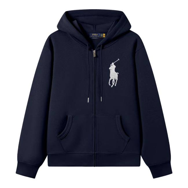 5A Cotton Blend Fleece full Zip Hoodie