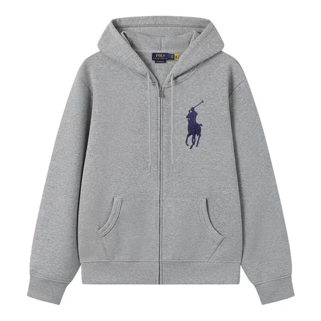 5A Cotton Blend Fleece full Zip Hoodie