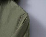 Men's Lightweight Breathable Waterproof Hooded Outdoor Jacket Zip Up Coat with Pocket Nylon Windbreaker 56004