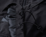 Men's Lightweight Breathable Waterproof Hooded Outdoor Jacket Zip Up Coat with Pocket Nylon Windbreaker 56001