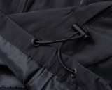 Men's Lightweight Breathable Waterproof Hooded Outdoor Jacket Zip Up Coat with Pocket Nylon Windbreaker 56004