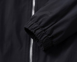 Men's Lightweight Breathable Waterproof Hooded Outdoor Jacket Zip Up Coat with Pocket Nylon Windbreaker 56038