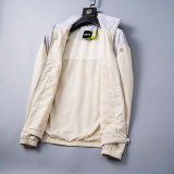Men's Jacket, Lightweight Casual Stadium Packable Wind and Water Resistant Jacket Nylon Windbreaker Coat with Pocket 56013
