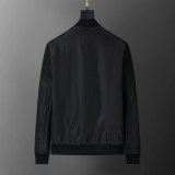 Men's Jacket, Lightweight Casual Stadium Packable Wind and Water Resistant Jacket Nylon Windbreaker Coat with Pocket 33011