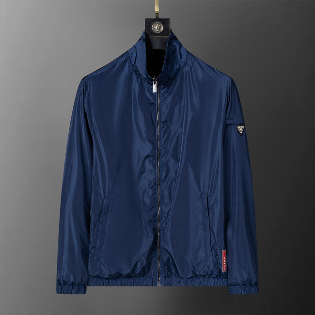 Men's Jacket, Lightweight Casual Stadium Packable Wind and Water Resistant Jacket Nylon Windbreaker Coat with Pocket 33015