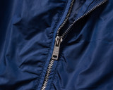 Men's Lightweight Breathable Waterproof Hooded Outdoor Jacket Zip Up Coat with Pocket Nylon Windbreaker 33014