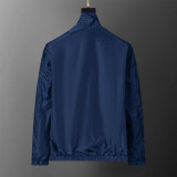 Men's Jacket, Lightweight Casual Stadium Packable Wind and Water Resistant Jacket Nylon Windbreaker Coat with Pocket 33015