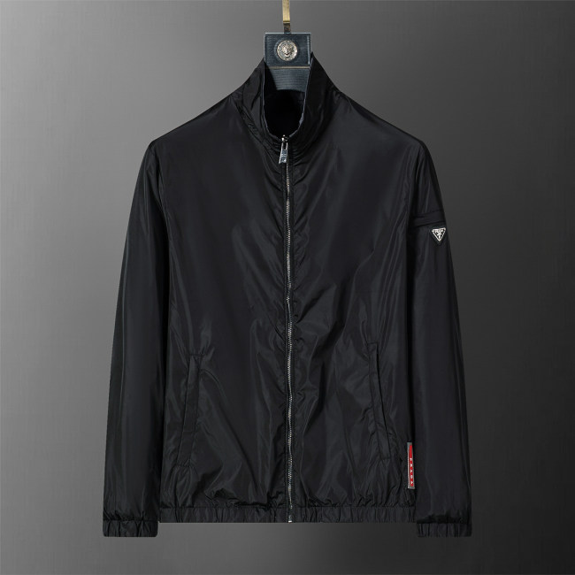 Men's Jacket, Lightweight Casual Stadium Packable Wind and Water Resistant Jacket Nylon Windbreaker Coat with Pocket 33015