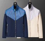Men's Jacket, Lightweight Casual Stadium Packable Wind and Water Resistant Jacket Nylon Windbreaker Coat with Pocket 56013