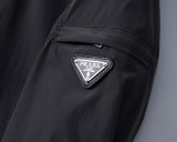 Men's Lightweight Breathable Waterproof Hooded Outdoor Jacket Zip Up Coat with Pocket Nylon Windbreaker 56004
