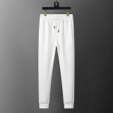 Hooded Cotton Tracksuits Sweatsuits for Men Sweat Track Suits 2 Piece Casual Athletic Jogging Warm Up Full Zip Sportswear Sets 38110