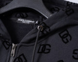 Hooded Cotton Tracksuits Sweatsuits for Men Sweat Track Suits 2 Piece Casual Athletic Jogging Warm Up Full Zip Sportswear Sets 38104