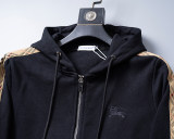 Hooded Cotton Tracksuits Sweatsuits for Men Sweat Track Suits 2 Piece Casual Athletic Jogging Warm Up Full Zip Sportswear Sets 38089
