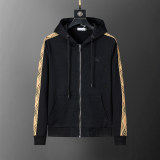 Hooded Cotton Tracksuits Sweatsuits for Men Sweat Track Suits 2 Piece Casual Athletic Jogging Warm Up Full Zip Sportswear Sets 38089