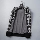Hooded Cotton Tracksuits Sweatsuits for Men Sweat Track Suits 2 Piece Casual Athletic Jogging Warm Up Full Zip Sportswear Sets 38092