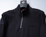 Men's Cotton Tracksuits Outfits Set 2 Piece Jogging Suits Warm Up Sweatsuits Stand Collar Sportswear Track  Suits Sets 38106