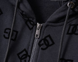 Hooded Cotton Tracksuits Sweatsuits for Men Sweat Track Suits 2 Piece Casual Athletic Jogging Warm Up Full Zip Sportswear Sets 38104