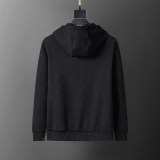 Hooded Cotton Tracksuits Sweatsuits for Men Sweat Track Suits 2 Piece Casual Athletic Jogging Warm Up Full Zip Sportswear Sets 38110