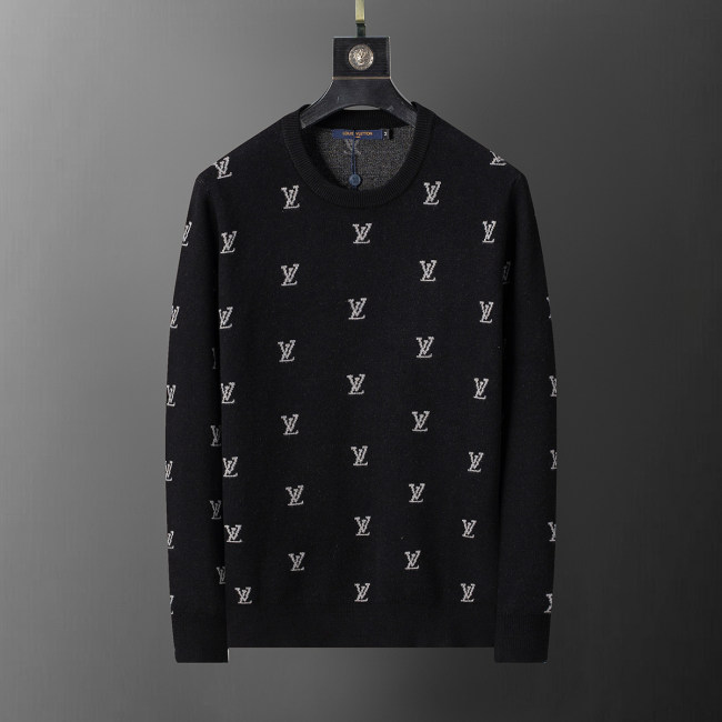 Men's Slim Fit Knitted Sweater Soft Ribbing Edge 5007