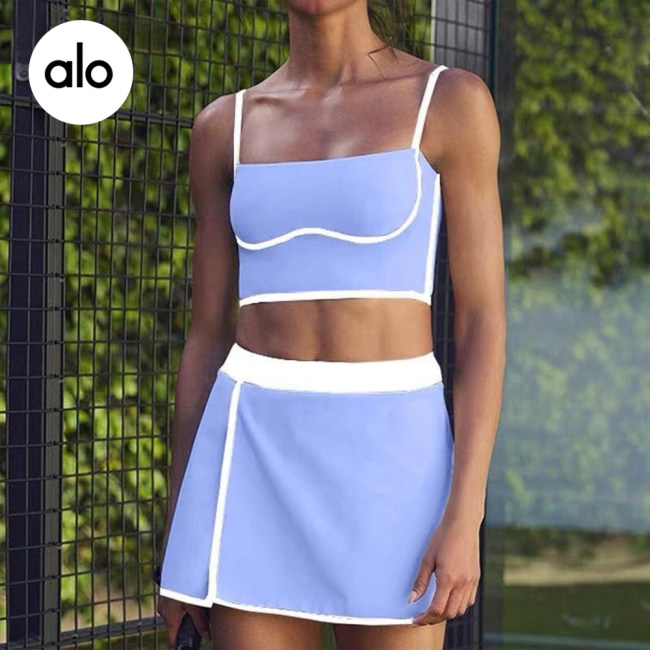 5A Airbrush Streamlined Bra Tank Skirt Set