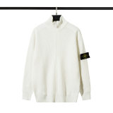 Original Zip-Up Jumper Knitted Stand-Collar Jacket