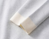 Men's Slim Fit Knitted Sweater Soft Ribbing Edge 5017