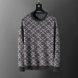 Men's Slim Fit Knitted Sweater Soft Ribbing Edge 5005