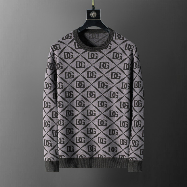 Men's Slim Fit Knitted Sweater Soft Ribbing Edge 5005