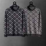 Men's Slim Fit Knitted Sweater Soft Ribbing Edge 5005