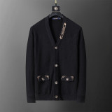 Men's Slim Fit Knitted Cardigan Sweater Soft Ribbing Edge 5032
