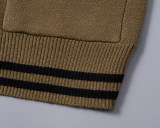 Men's Slim Fit Knitted Cardigan Sweater Soft Ribbing Edge 5016