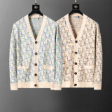 Men's Slim Fit Knitted Cardigan Sweater Soft Ribbing Edge 5018