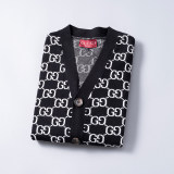 Men's Slim Fit Knitted Cardigan Sweater Soft Ribbing Edge 5010