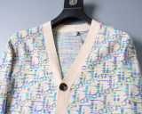 Men's Slim Fit Knitted Cardigan Sweater Soft Ribbing Edge 5018