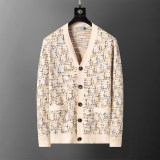 Men's Slim Fit Knitted Cardigan Sweater Soft Ribbing Edge 5018