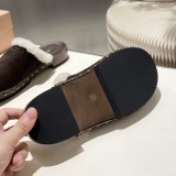 Original Suede Clogs （3cm heel）Wool-blend lining