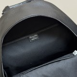 Original Saddle Backpack 24SS Oblique Canvas Leather Straps 1ADBA212YKS