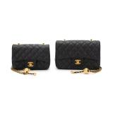 PU Grained leather Classic Flap CF 20S Small Golden Ball   (20cm)